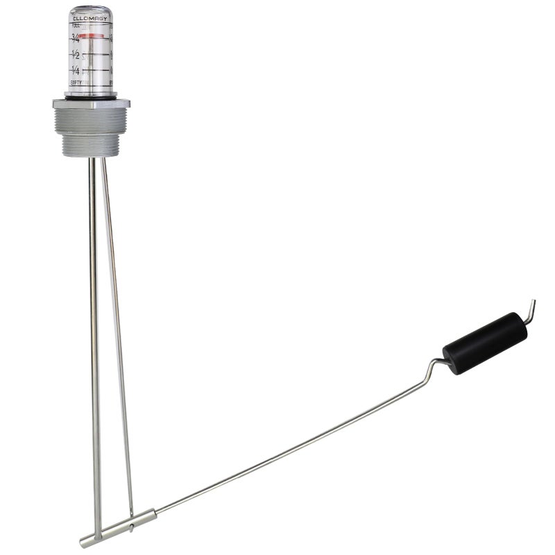 Oil Tank Gauge Fuel Oil Tank Level GaugeFloat Level Measure Compatible with Scully Signal Corps SculTel  for IntelliTank Vertical Depth from 42 to 44 Diameter112 and 2 Male NPT Thread